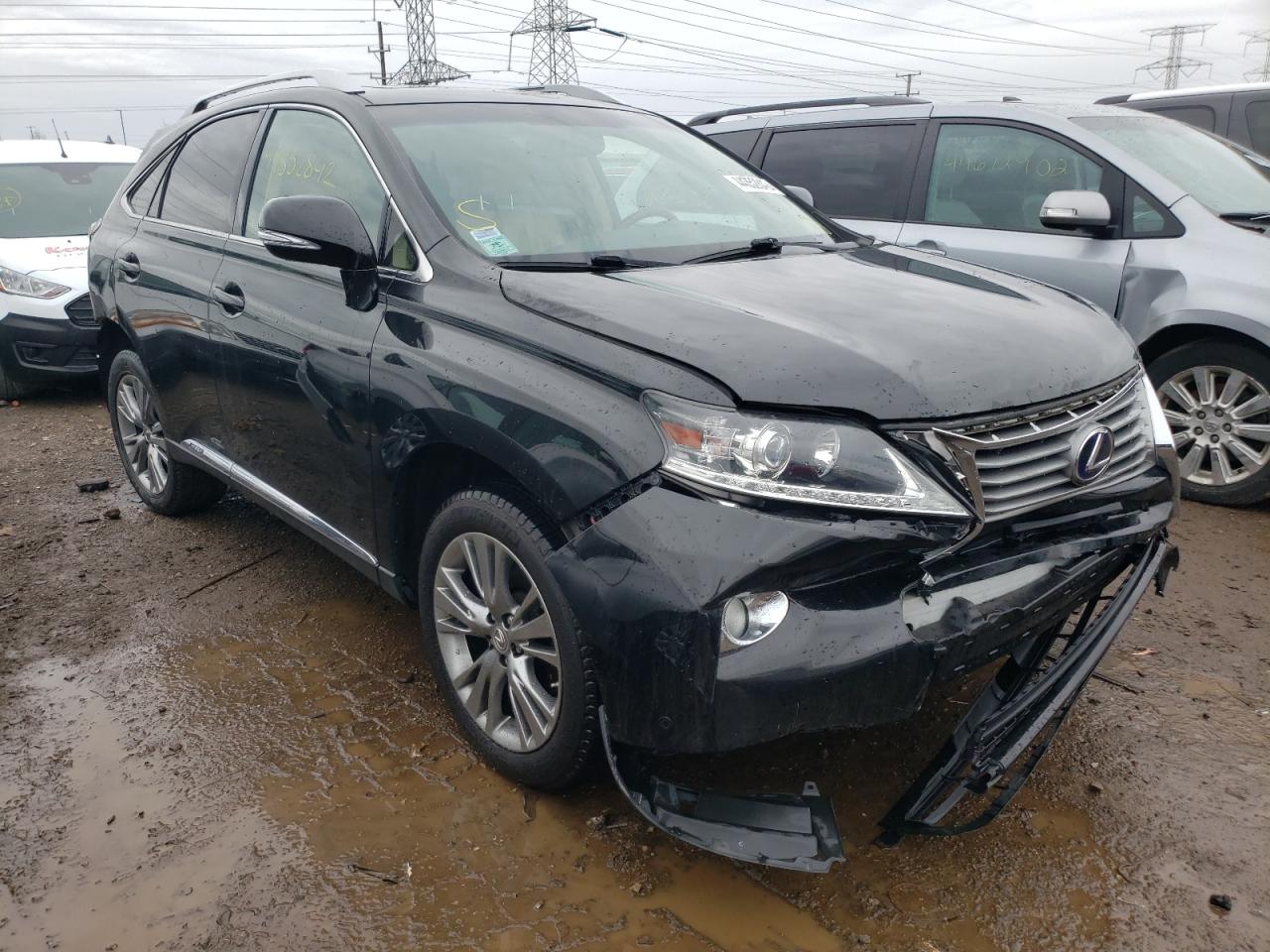 LEXUS RX 450 2013 with VIN JTJBC1BA7D2064524 - Photo from auction