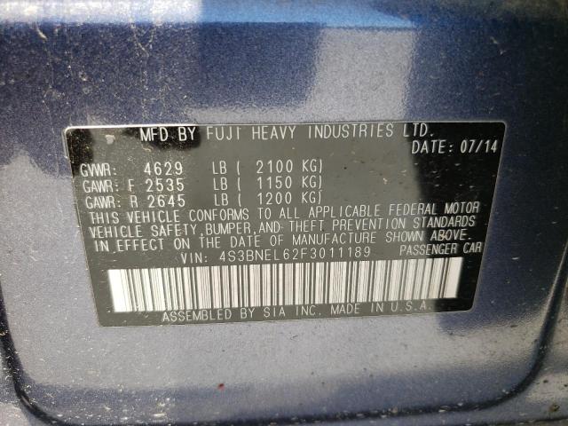Photo 10 from auction – 2015 SUBARU LEGACY 3.6 with VIN 4S3BNEL62F3011189