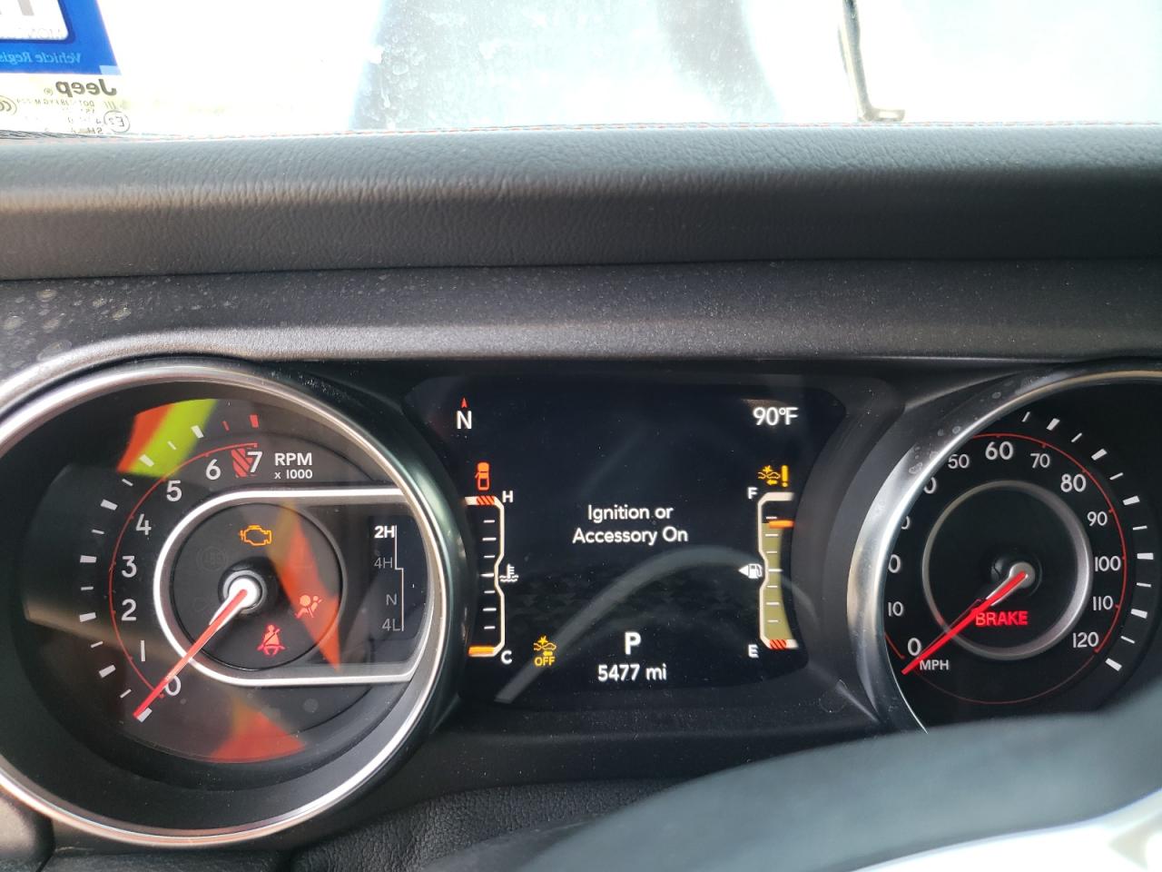 Photo 8 from auction – 2021 JEEP GLADIATOR with VIN 1C6JJTEG4ML609712