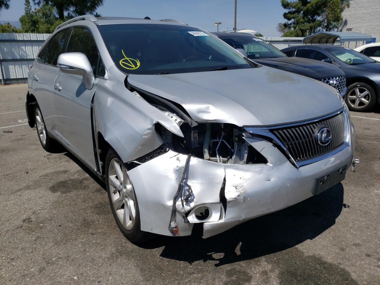 LEXUS RX 350 2010 with VIN 2T2ZK1BA2AC039799 - Photo from auction