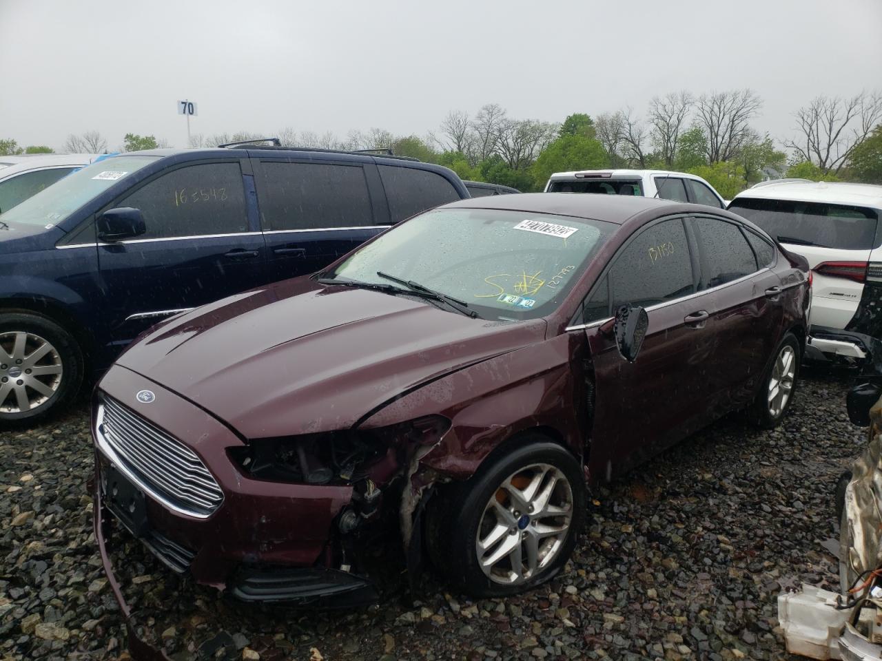 Photo 2 from auction – 2013 FORD FUSION SE with VIN 3FA6P0HR8DR127793