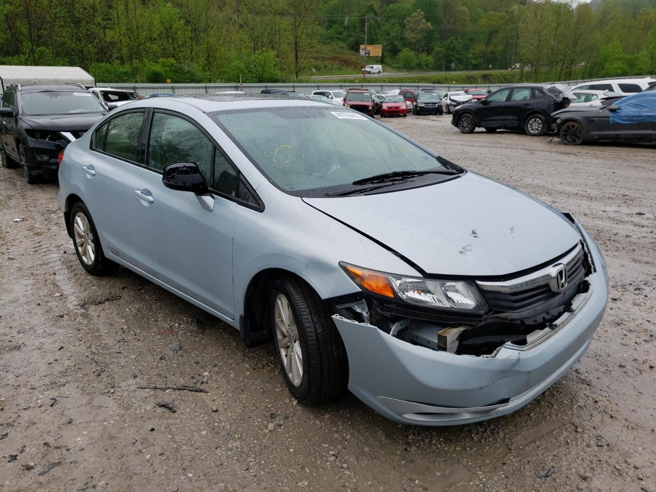 HONDA CIVIC EXL 2012 с VIN 2HGFB2F94CH520239 - Фото с аукциона