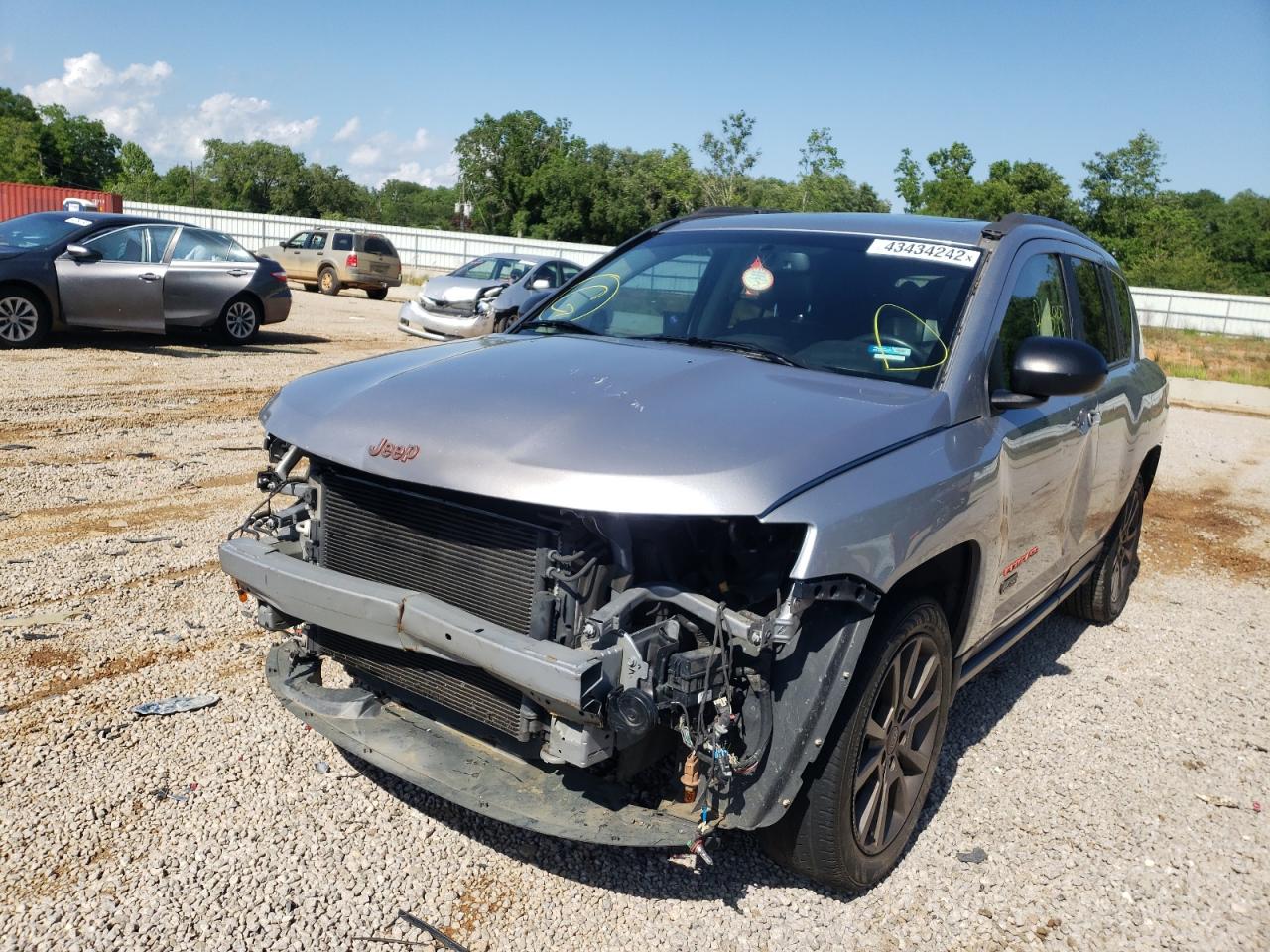 Photo 2 from auction – 2017 JEEP COMPASS SP with VIN 1C4NJCBB7HD163378