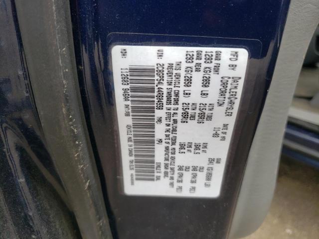 Photo 10 from auction – 2004 CHRYSLER TOWN & COU with VIN 2C8GP54L44R604558