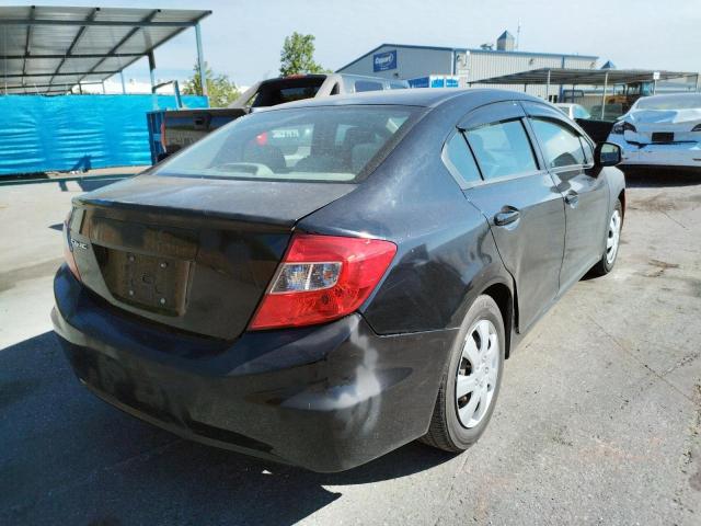 Photo 4 from auction – 2012 HONDA CIVIC LX with VIN 2HGFB2F50CH559181