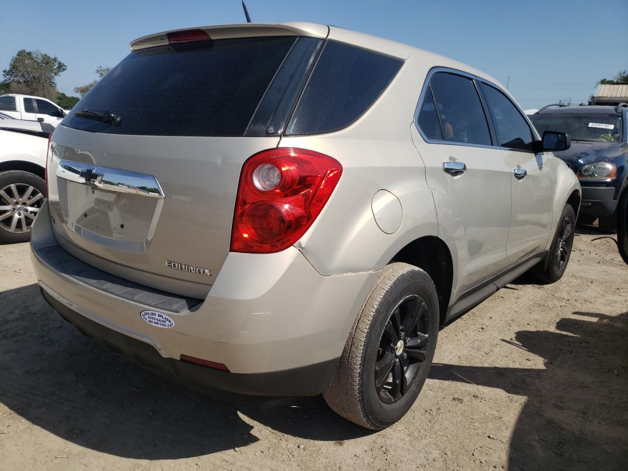 Photo 4 from auction – 2012 CHEVROLET EQUINOX LS with VIN 2GNALBEK5C1199337