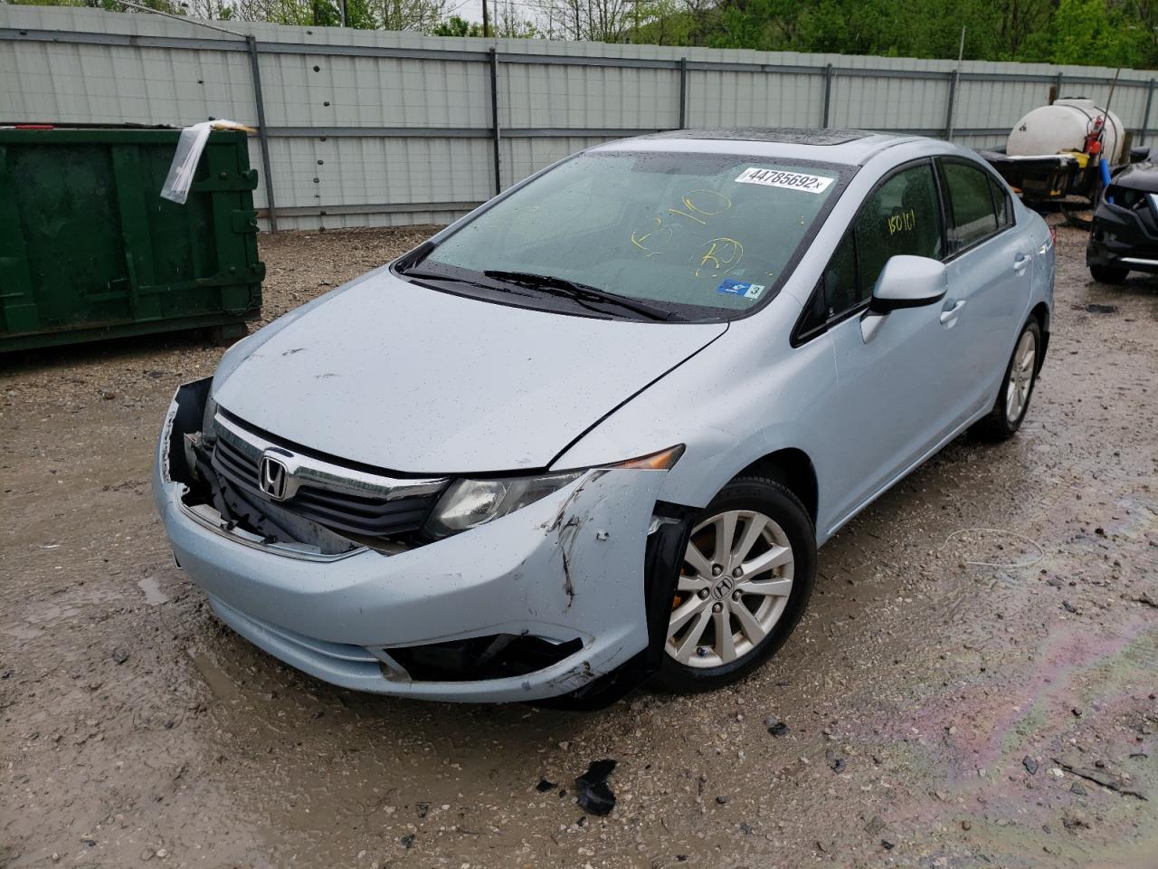 Фото 2 с аукциона – 2012 HONDA CIVIC EXL с VIN 2HGFB2F94CH520239