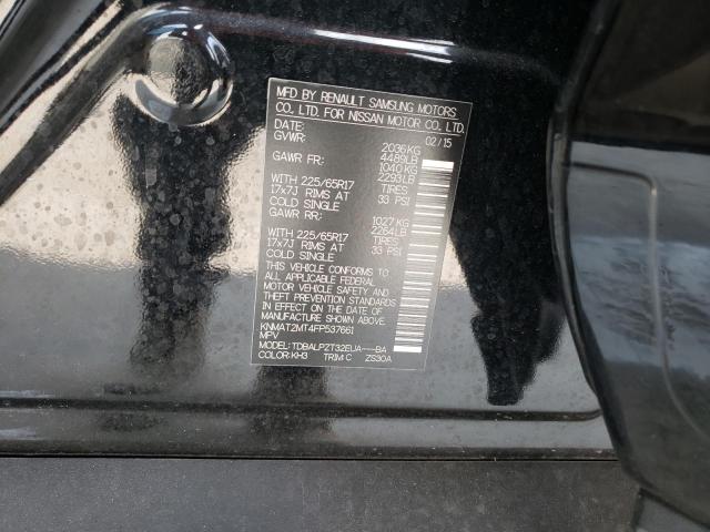 Zdjęcie 10 z aukcji – 2015 NISSAN ROGUE S z VIN KNMAT2MT4FP537661
