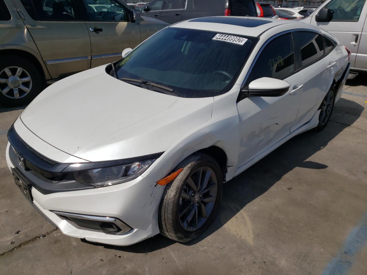 Photo 2 from auction – 2021 HONDA CIVIC EX with VIN 19XFC1F31ME200312