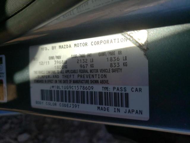 Foto 10 de la subasta – 2012 MAZDA 3 I con VIN JM1BL1UG9C1578609