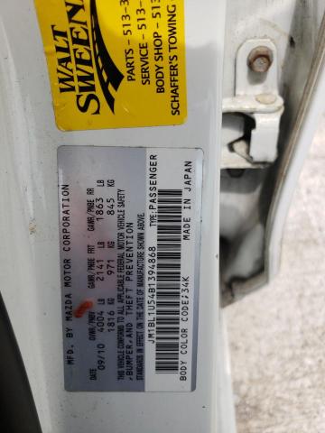 Photo 10 from auction – 2011 MAZDA 3 S with VIN JM1BL1U54B1394868