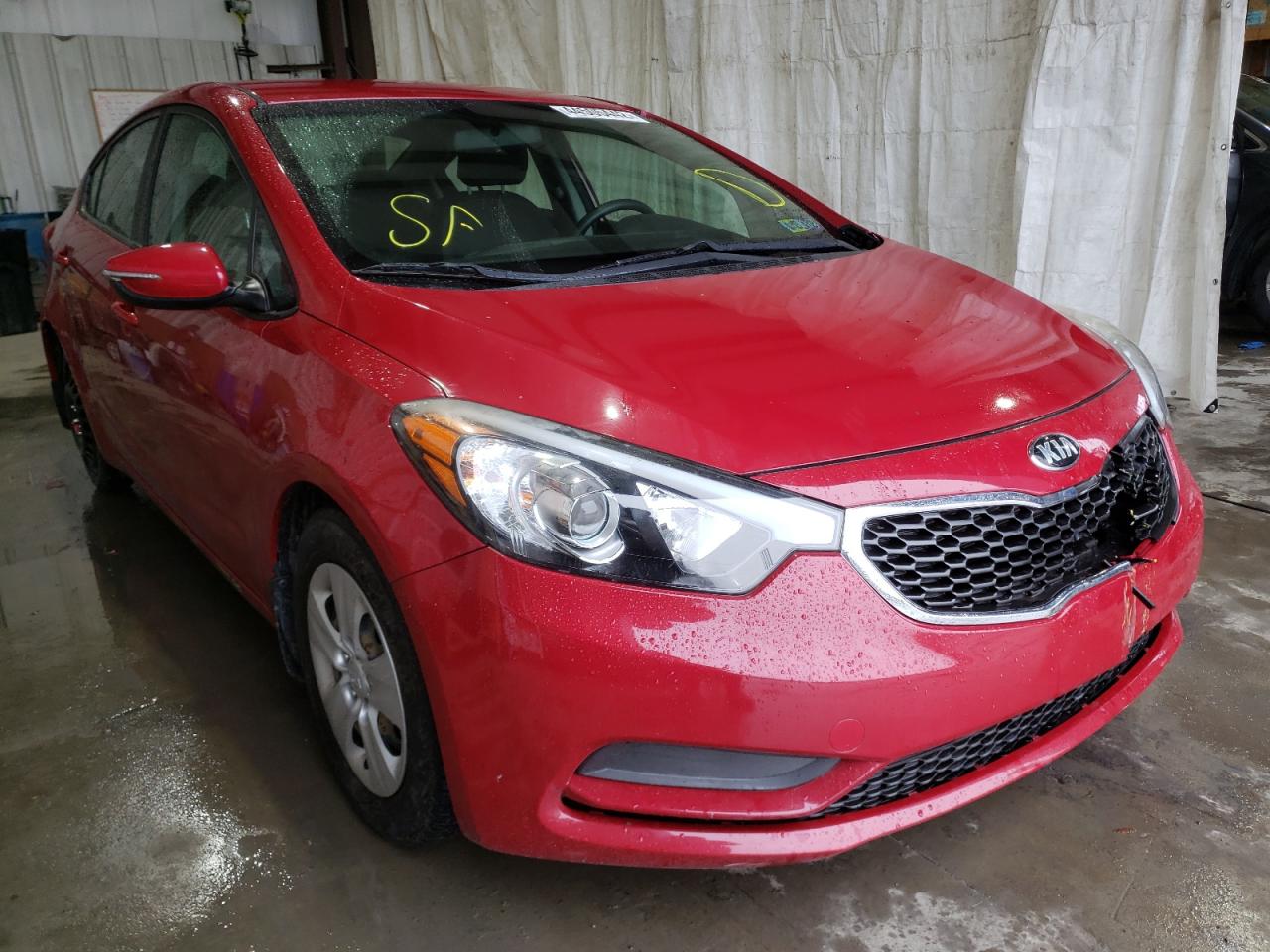 KIA FORTE LX 2015 with VIN KNAFX4A69F5410904 - Photo from auction