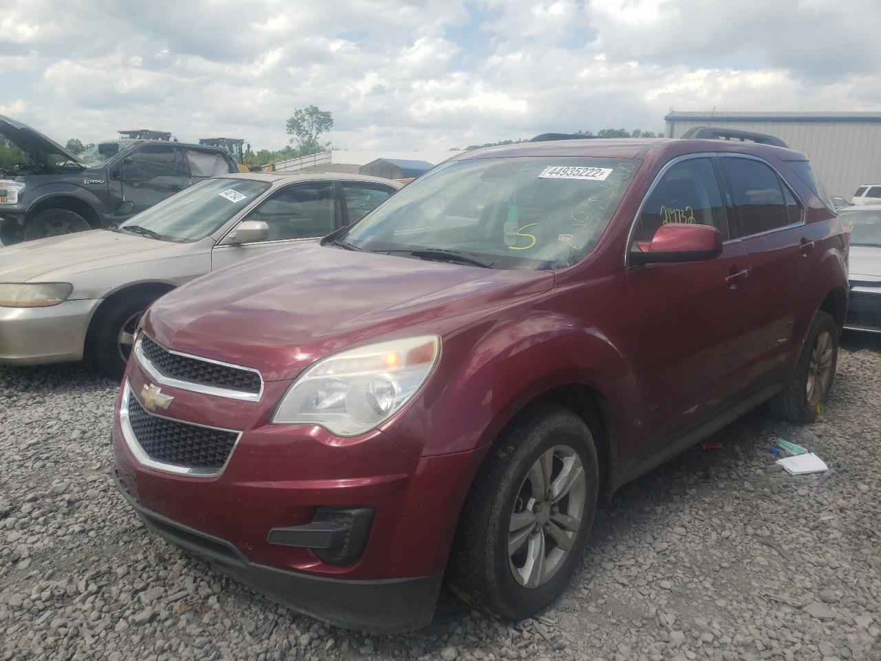 Photo 2 from auction – 2012 CHEVROLET EQUINOX LT with VIN 2GNALDEK3C6291609