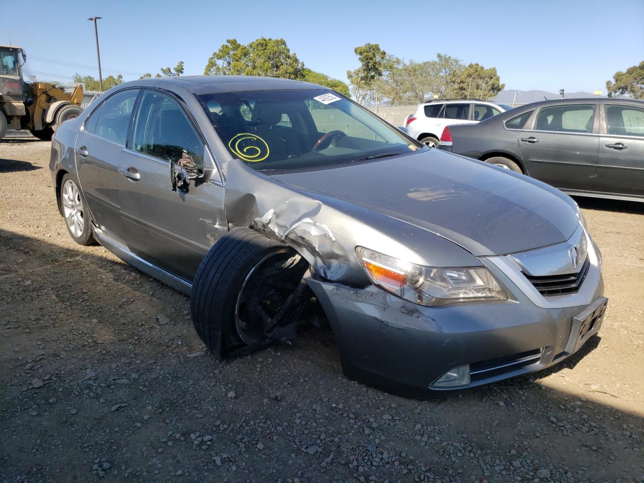 ACURA RL 2010 with VIN JH4KB2F61AC000436 - Photo from auction