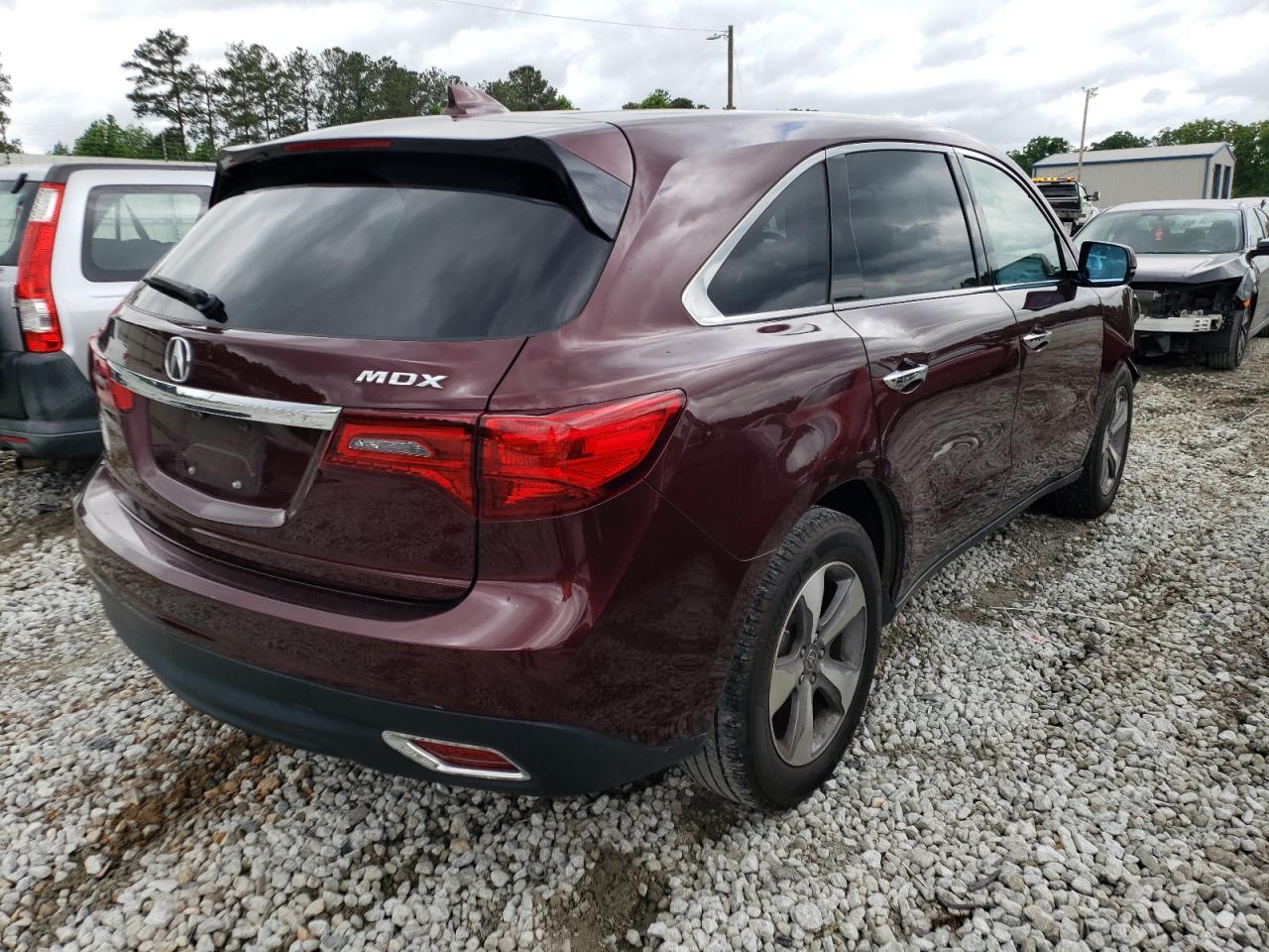 Photo 4 from auction – 2014 ACURA MDX with VIN 5FRYD3H27EB011423