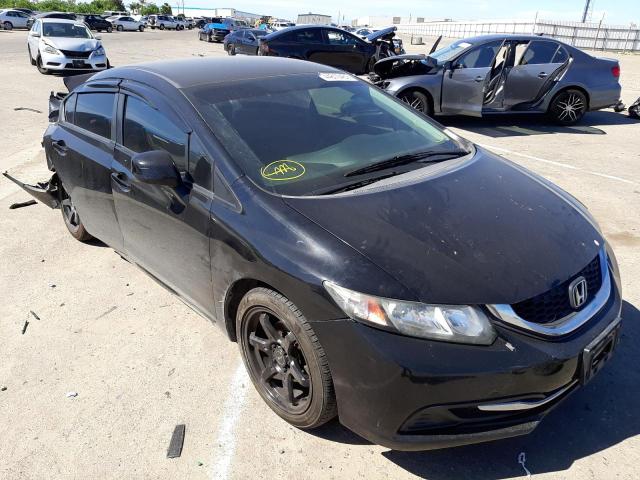 HONDA CIVIC LX 2013 with VIN 2HGFB2F50DH565077 - Photo from auction