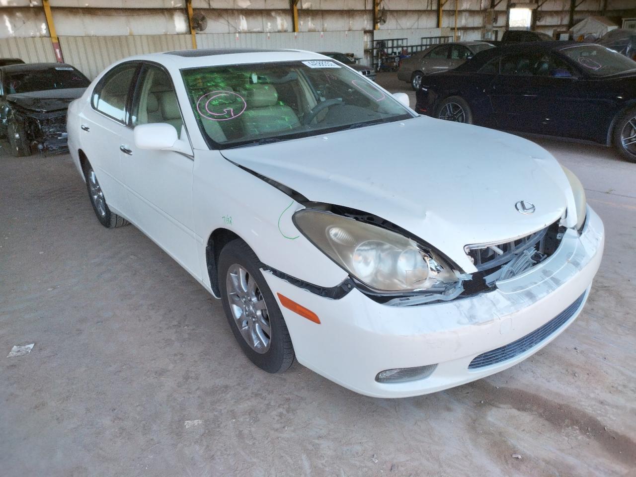 LEXUS ES 330 2004 with VIN JTHBA30G645054298 - Photo from auction