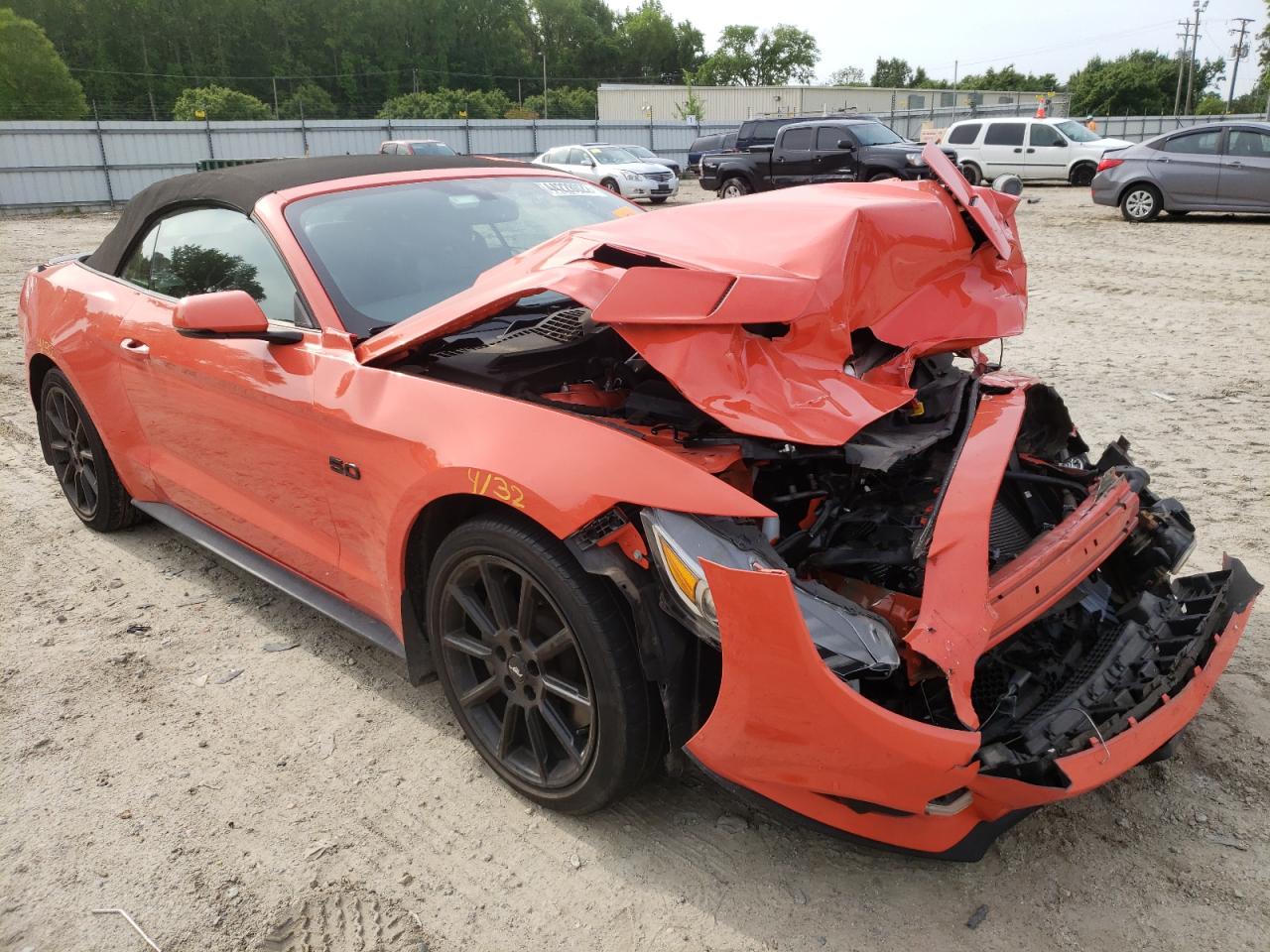 FORD MUSTANG GT 2016 with VIN 1FATP8FF6G5306299 - Photo from auction