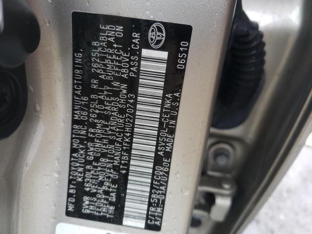 Photo 10 from auction – 2017 TOYOTA CAMRY LE with VIN 4T1BF1FK4HU270743