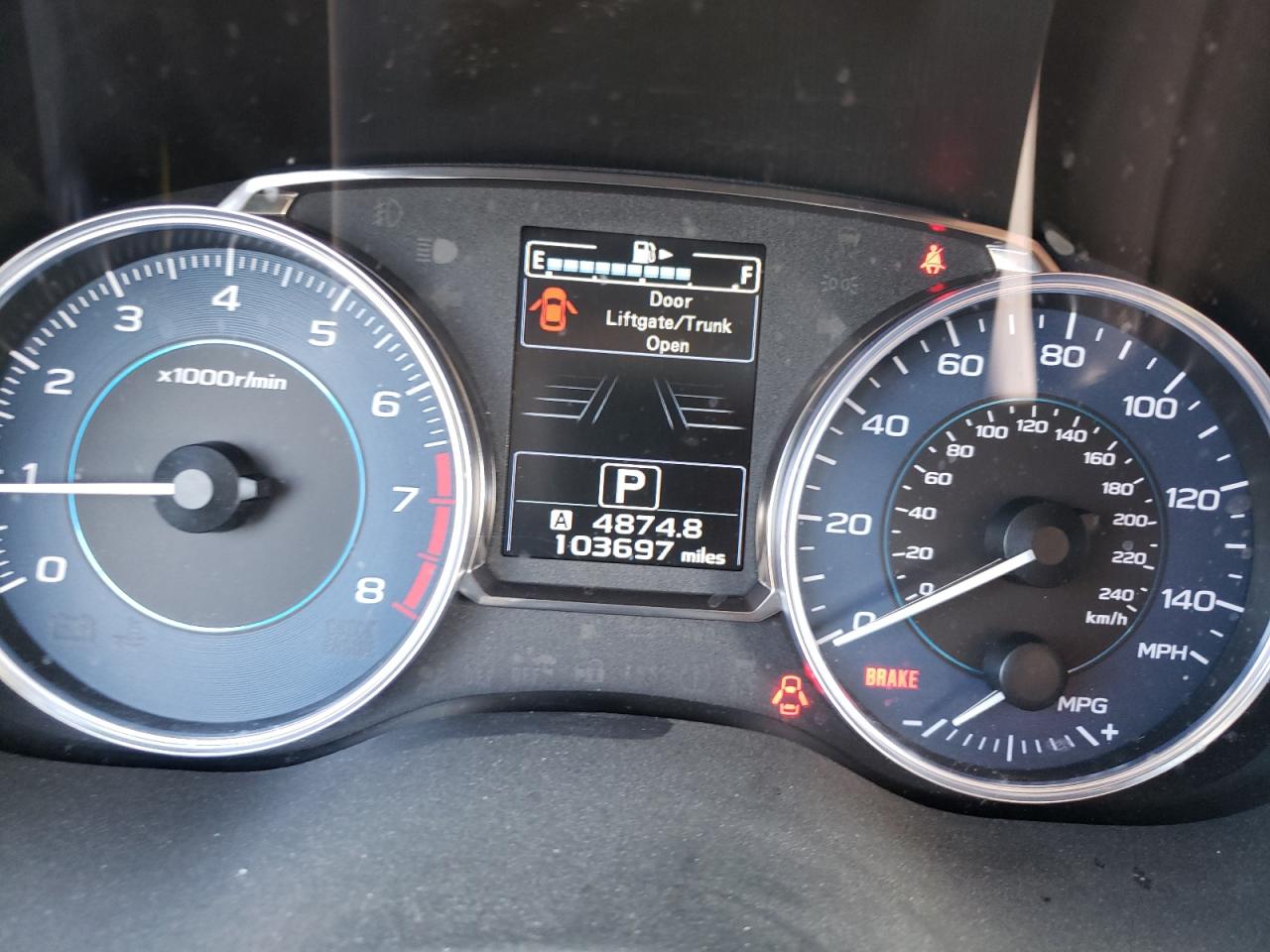 Photo 8 from auction – 2015 SUBARU XV CROSSTR with VIN JF2GPAFC0F8233180
