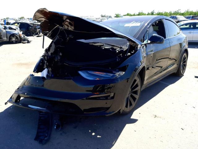 Photo 2 from auction – 2022 TESLA MODEL X with VIN 7SAXCBE61NF338095