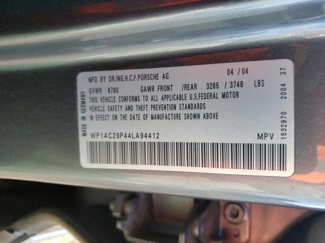 Zdjęcie 10 z aukcji – 2004 PORSCHE CAYENNE TU z VIN WP1AC29P44LA94412