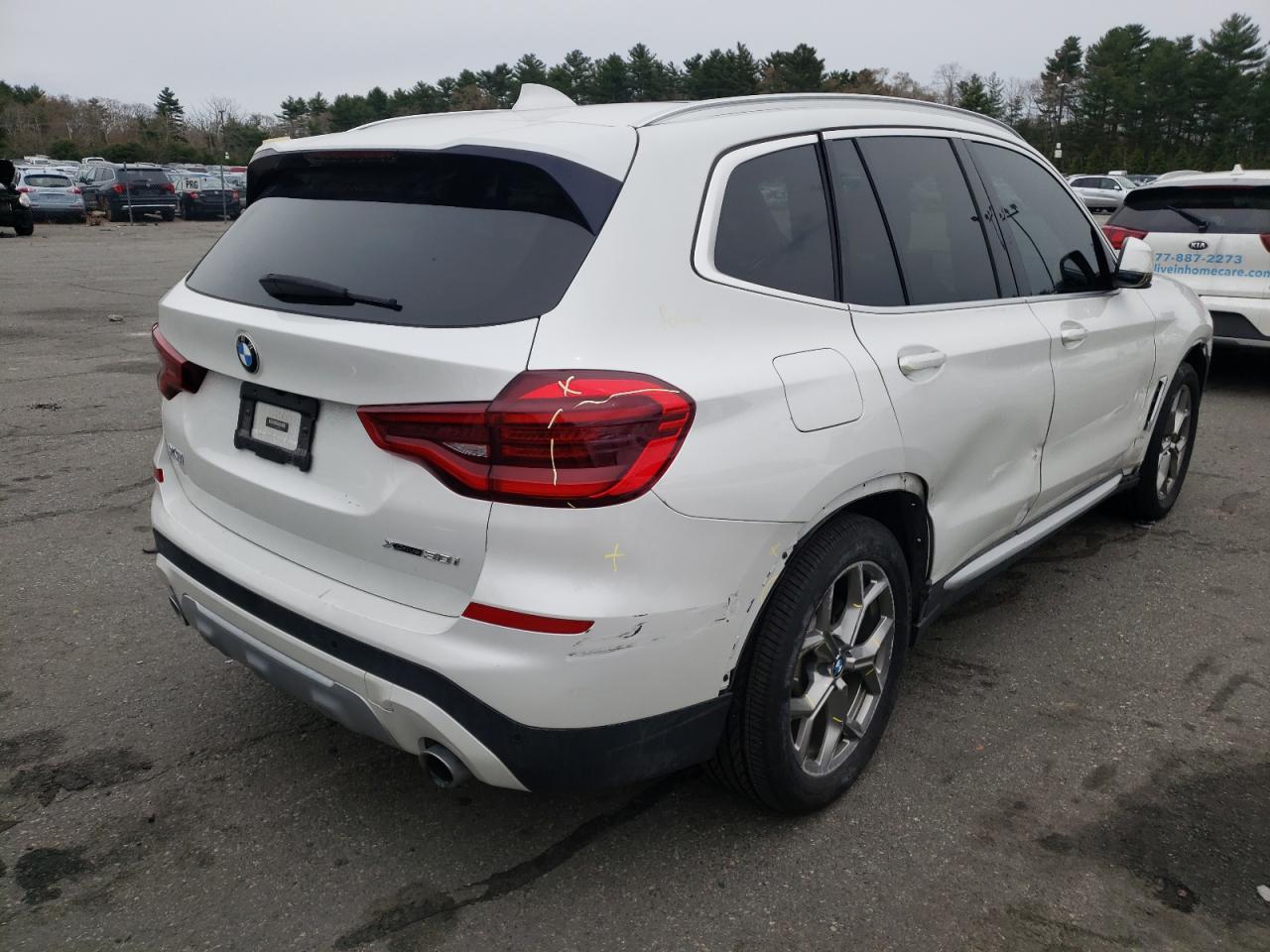 Photo 4 from auction – 2020 BMW X3 XDRIVE3 with VIN 5UXTY5C05L9D26540