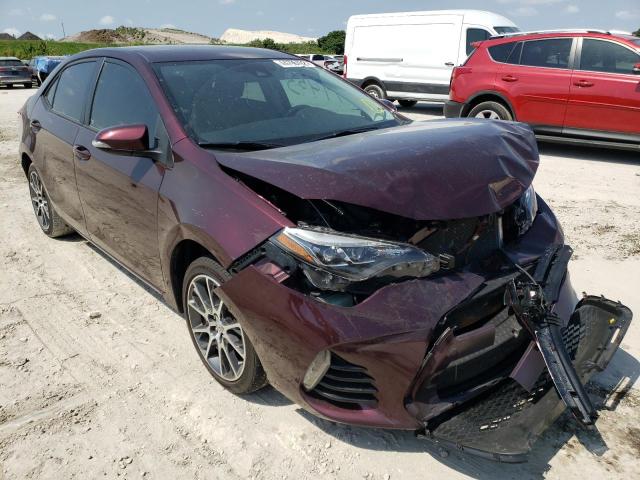 TOYOTA COROLLA L 2017 with VIN 5YFBURHE8HP618590 - Photo from auction