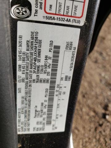 Photo 10 from auction – 2017 FORD FIESTA SE with VIN 3FADP4BJXHM125810