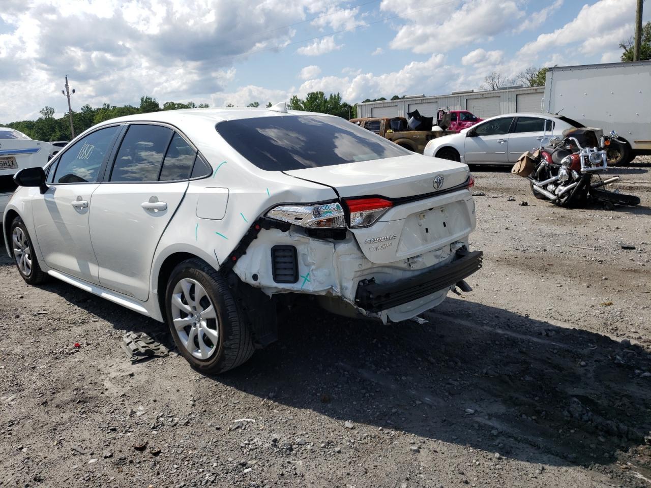 Photo 3 from auction – 2020 TOYOTA COROLLA LE with VIN 5YFEPRAEXLP058403