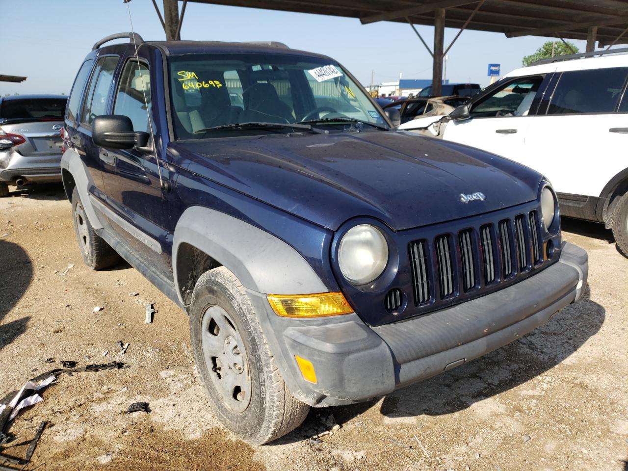 JEEP LIBERTY SP 2007 with VIN 1J4GL48K57W640693 - Photo from auction