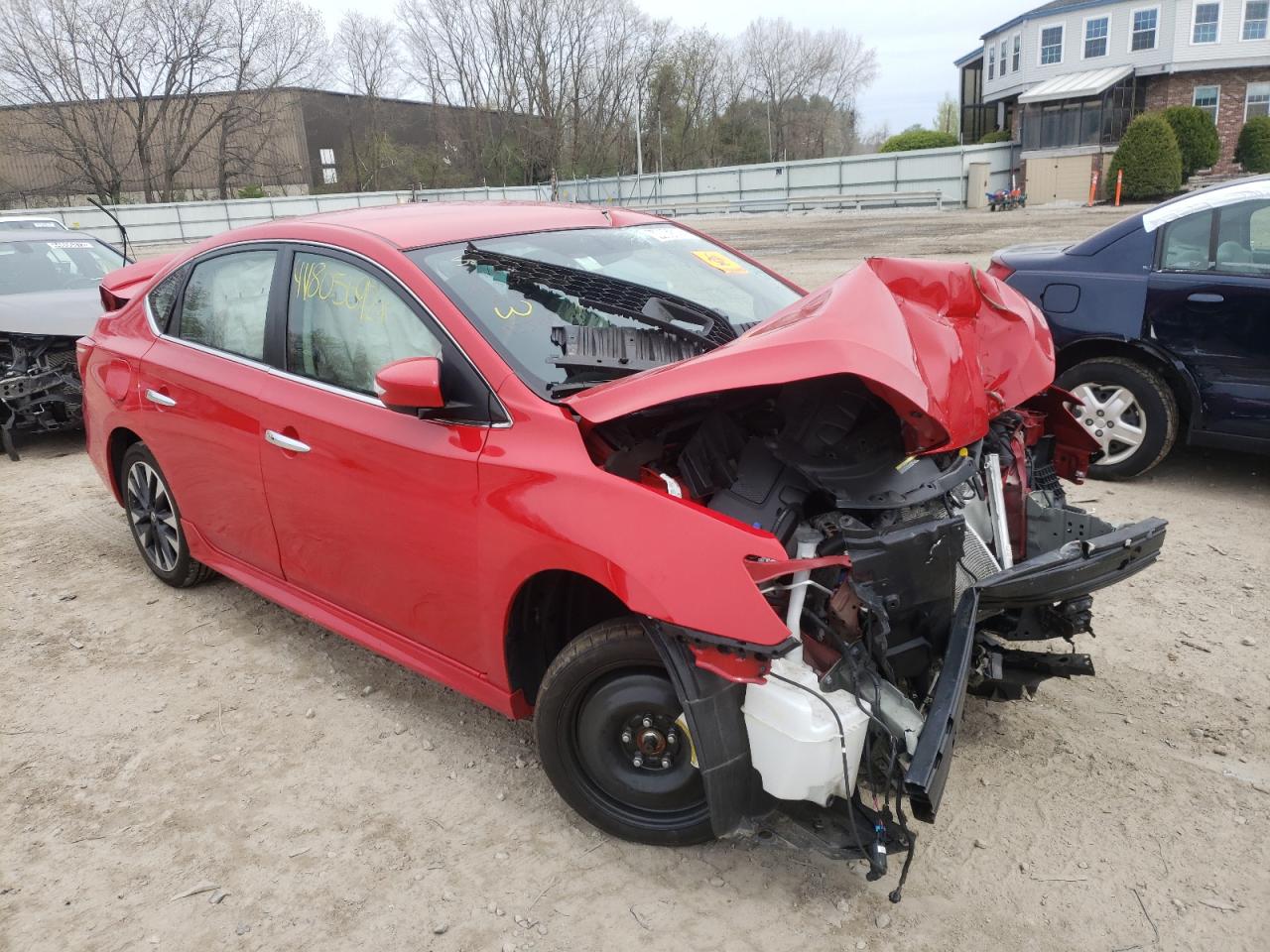 NISSAN SENTRA S 2019 with VIN 3N1AB7AP3KY324767 - Photo from auction