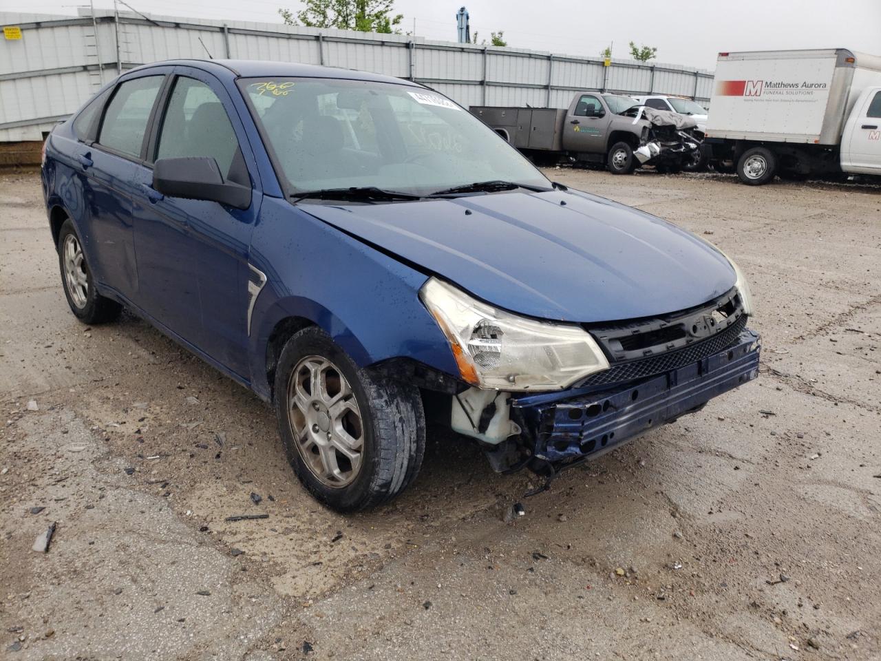 FORD FOCUS SE 2008 with VIN 1FAHP35N88W234017 - Photo from auction