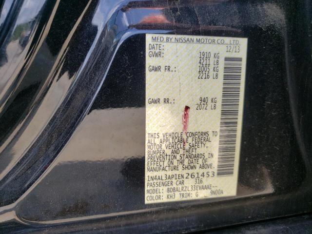 Photo 10 from auction – 2014 NISSAN ALTIMA 2.5 with VIN 1N4AL3AP1EN261453