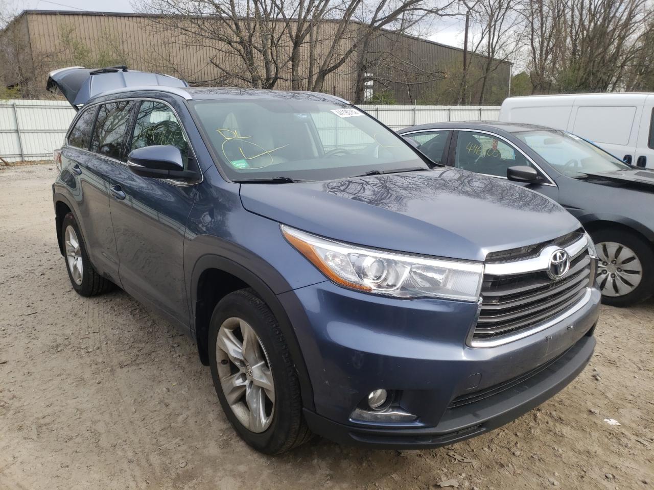 TOYOTA HIGHLANDER 2014 with VIN 5TDDKRFH6ES009223 - Photo from auction