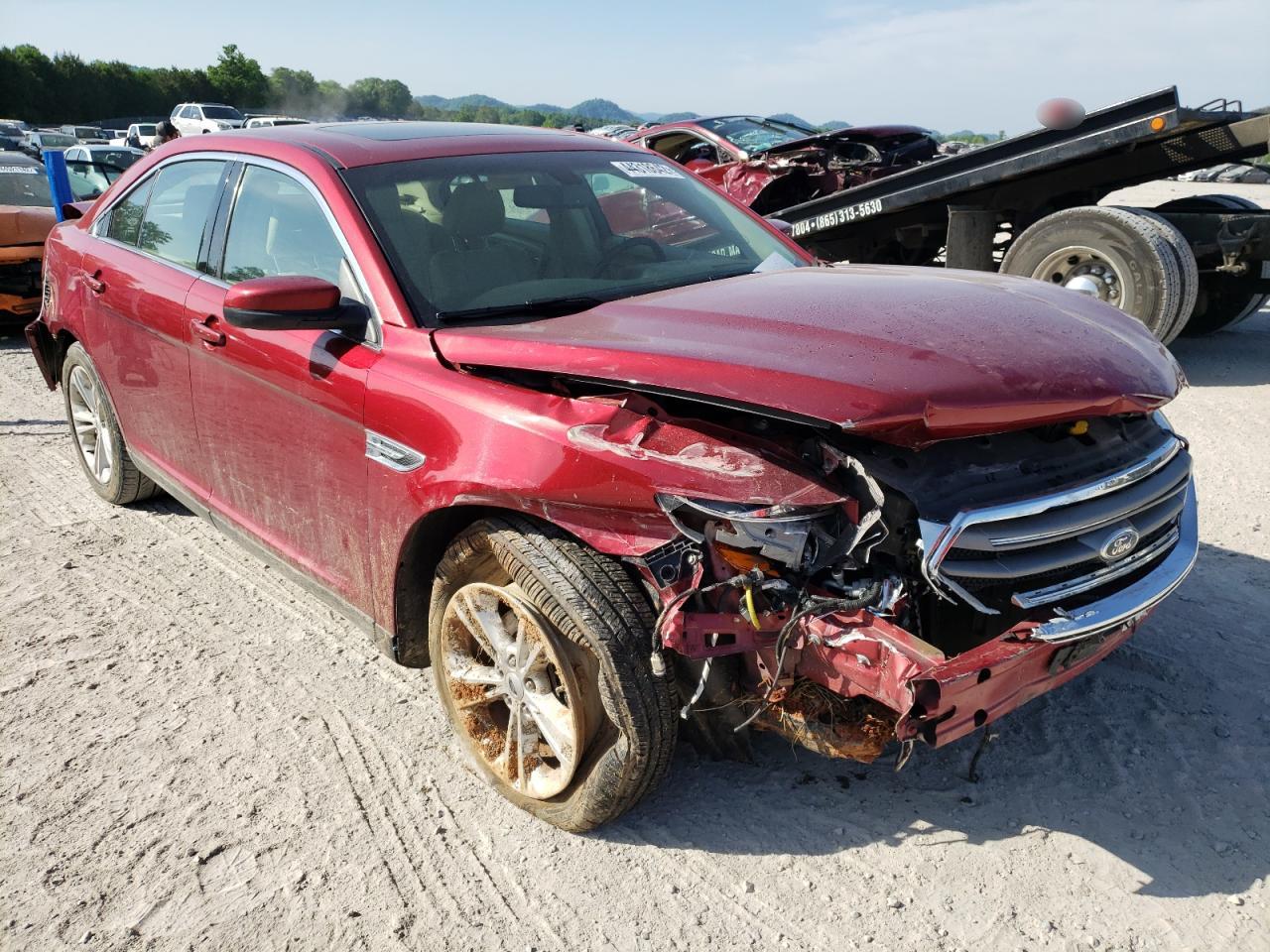 FORD TAURUS SEL 2013 with VIN 1FAHP2E85DG145854 - Photo from auction