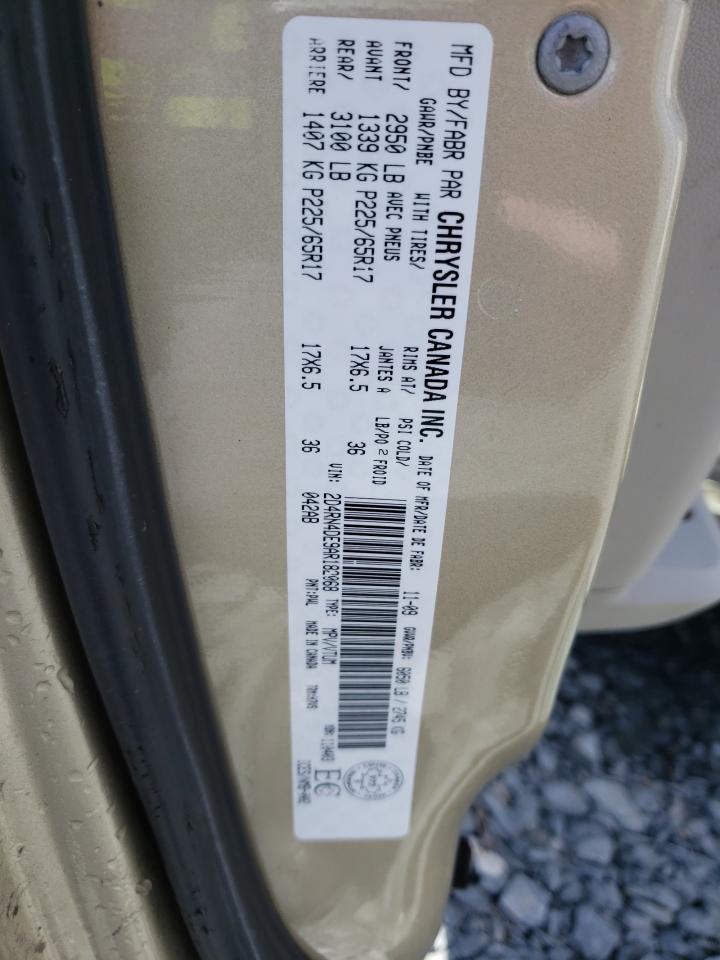 Photo 10 from auction – 2010 DODGE GRAND CARA with VIN 2D4RN4DE9AR182068