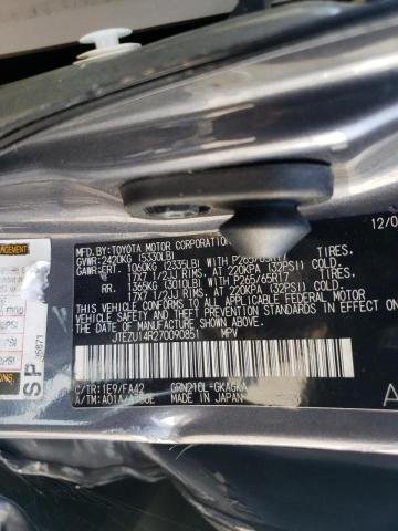 Photo 10 from auction – 2007 TOYOTA 4RUNNER SR with VIN JTEZU14R270090851