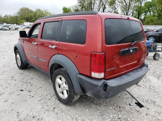 Photo 3 from auction – 2007 DODGE NITRO SXT with VIN 1D8GU28KX7W601395