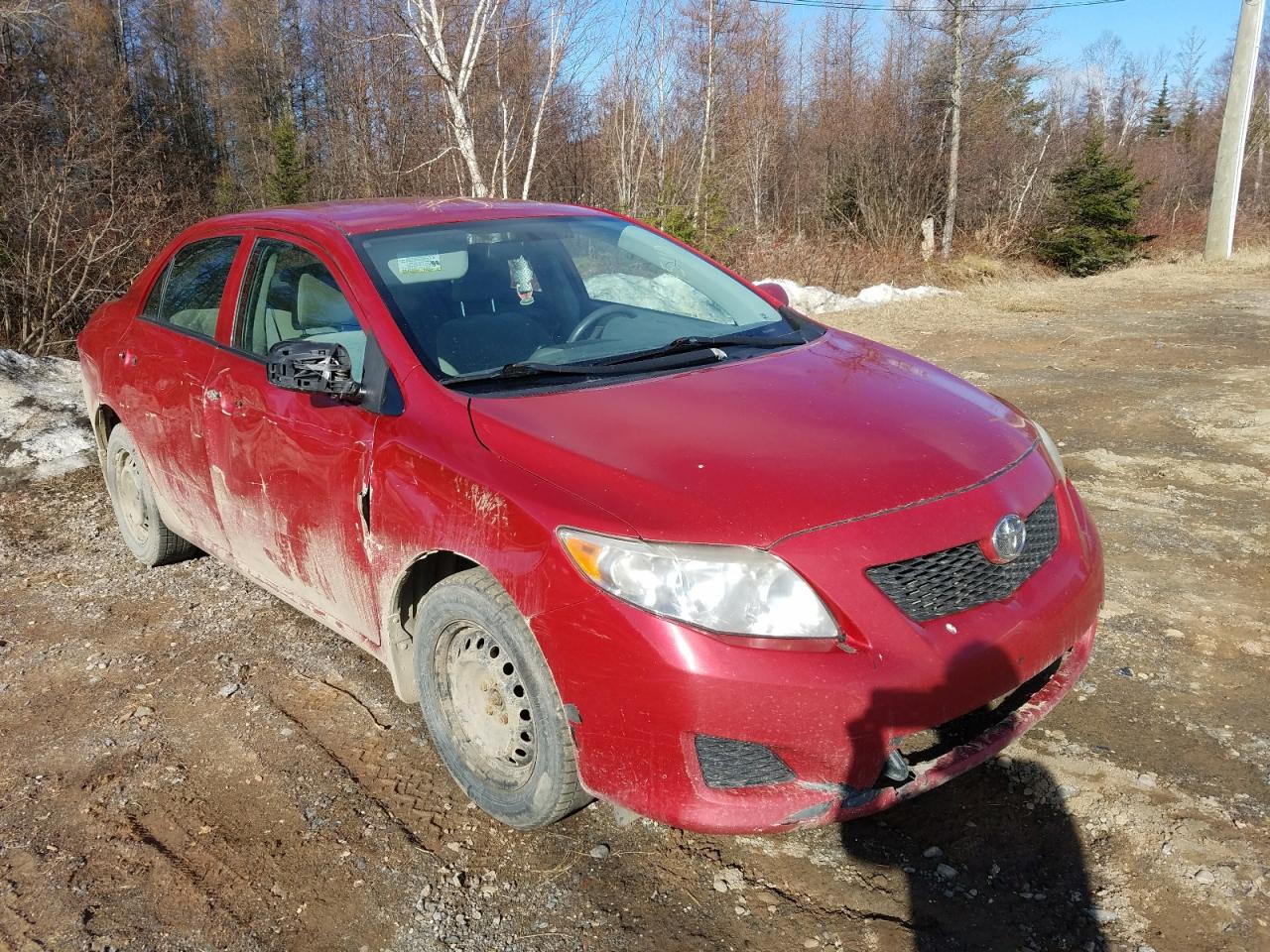 TOYOTA COROLLA BA 2009 with VIN 2T1BU40E69C080746 - Photo from auction
