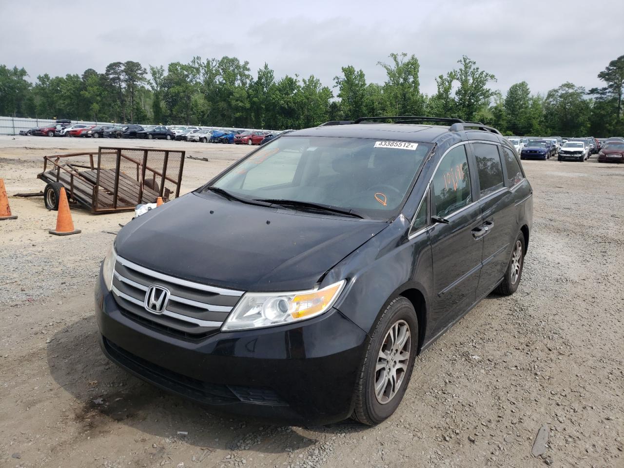 Photo 2 from auction – 2013 HONDA ODYSSEY EX with VIN 5FNRL5H66DB041762