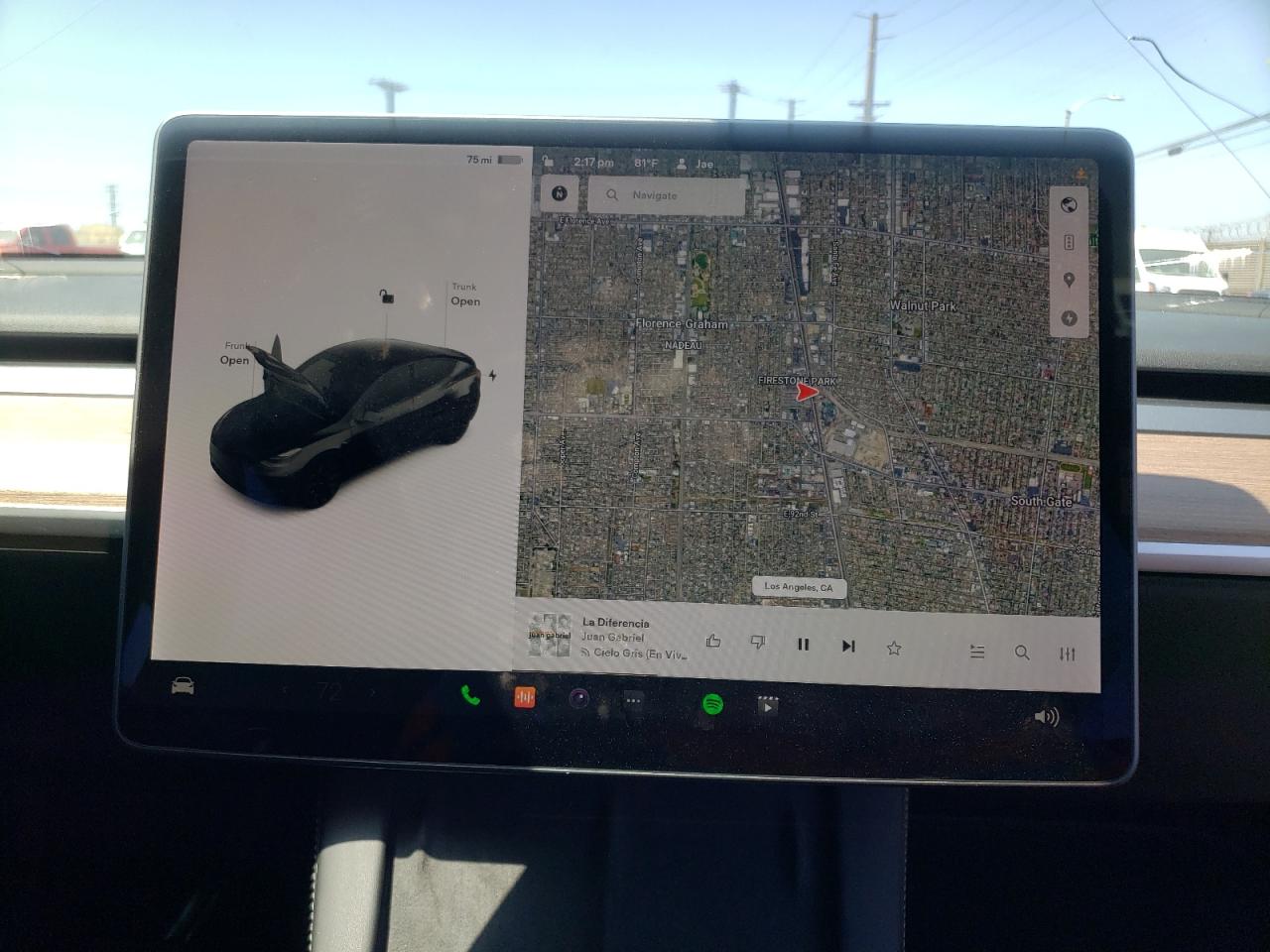 Photo 9 from auction – 2021 TESLA MODEL Y with VIN 5YJYGDEE9MF243291