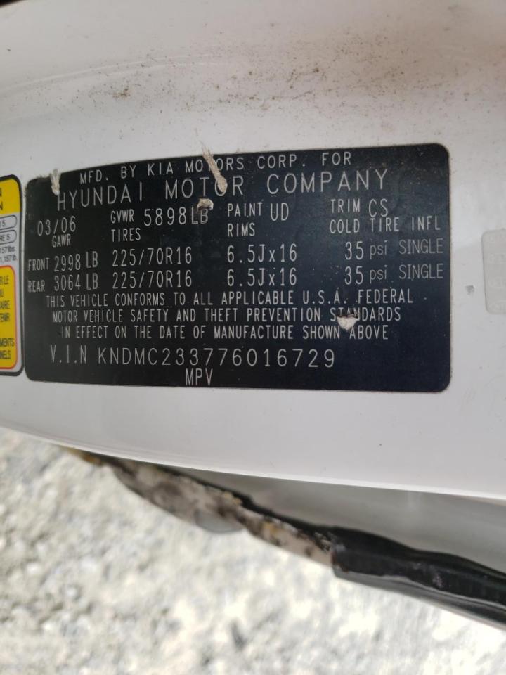 صورة رقم 10 من المزاد - 2007 HYUNDAI ENTOURAGE مع VIN KNDMC233776016729