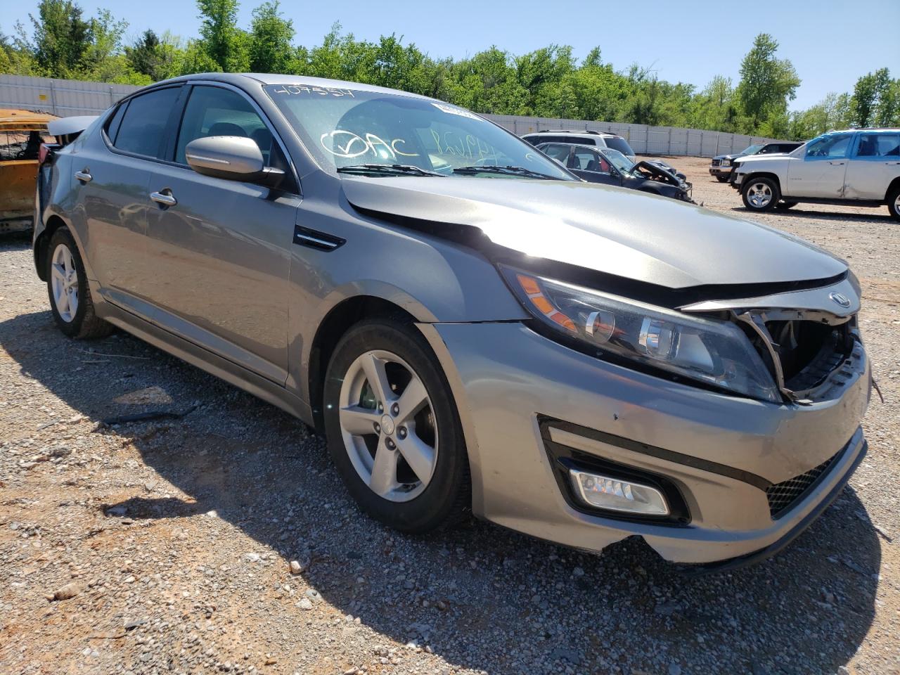 KIA OPTIMA LX 2015 with VIN 5XXGM4A79FG407554 - Photo from auction