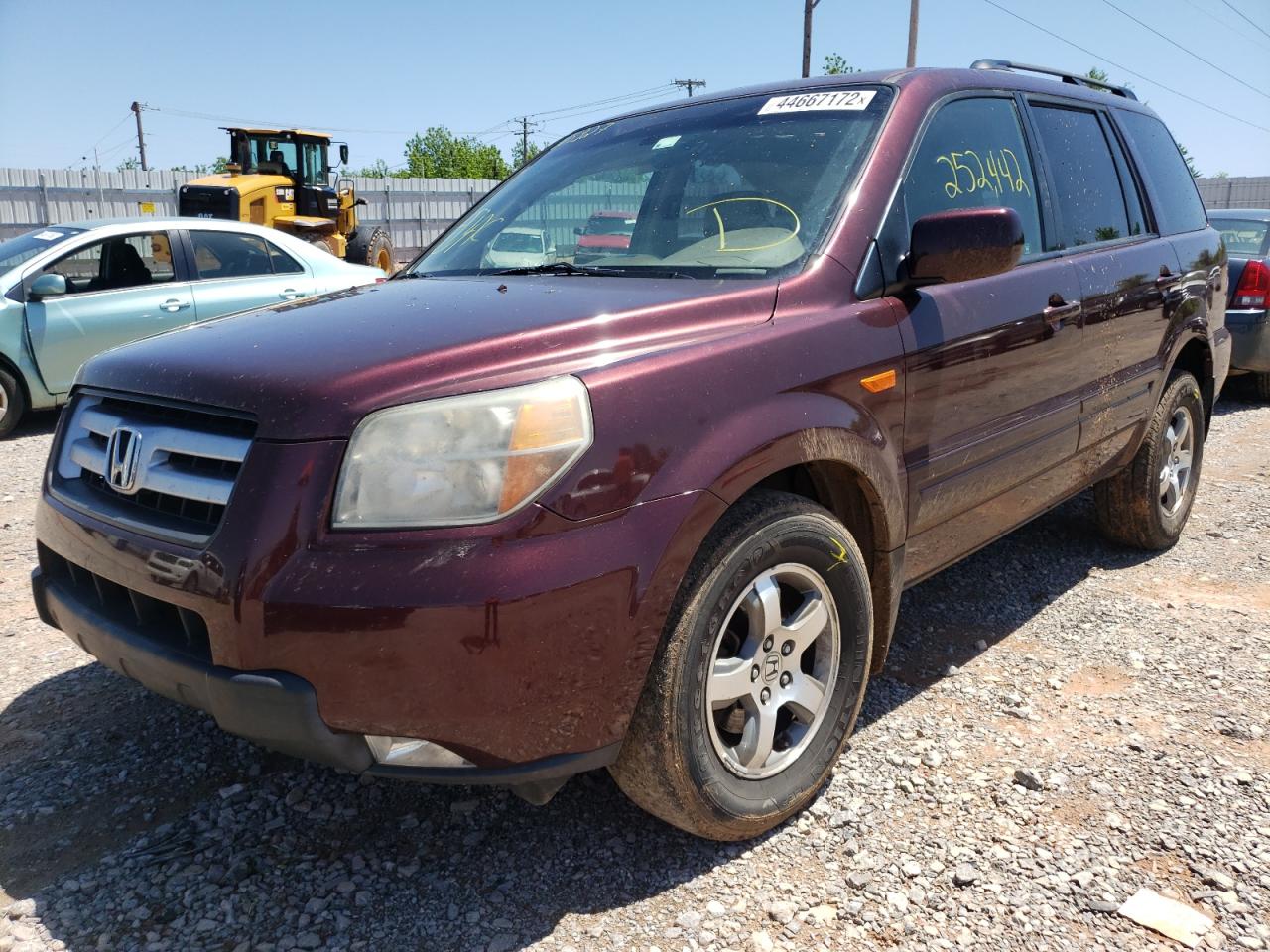 Foto 2 de la subasta – 2008 HONDA PILOT EXL con VIN 5FNYF28588B005327