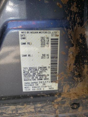 Photo 10 from auction – 2016 NISSAN ALTIMA 2.5 with VIN 1N4AL3AP6GC265271