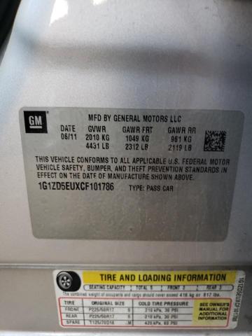 Photo 10 from auction – 2012 CHEVROLET MALIBU 2LT with VIN 1G1ZD5EUXCF101786
