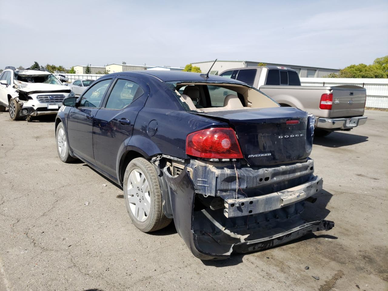 Photo 3 from auction – 2014 DODGE AVENGER SE with VIN 1C3CDZAB2EN199346
