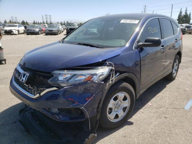 Photo 2 from auction – 2015 HONDA CR-V LX with VIN 3CZRM3H31FG700412