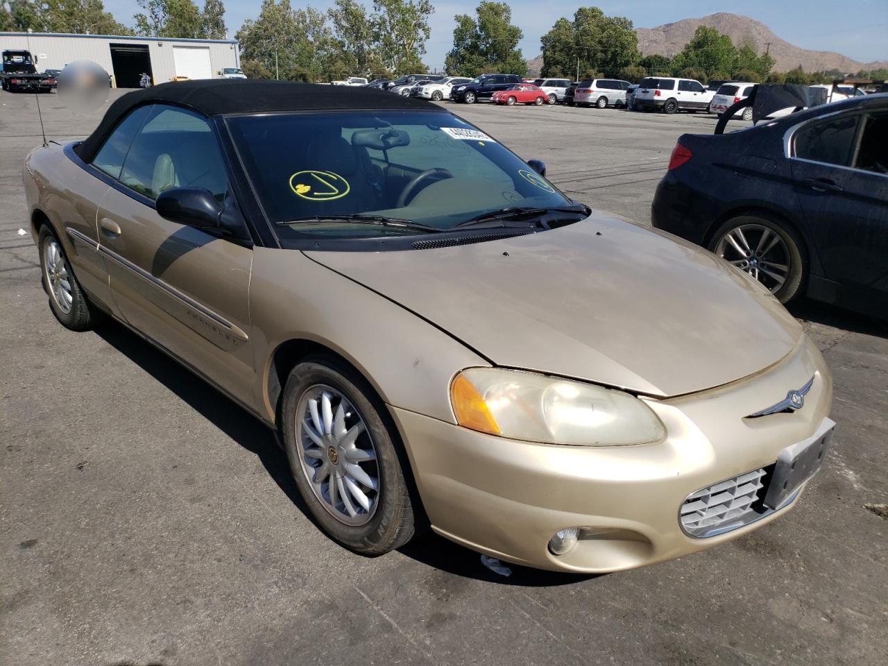 CHRYSLER SEBRING LX 2001 with VIN 1C3EL55U01N676415 - Photo from auction